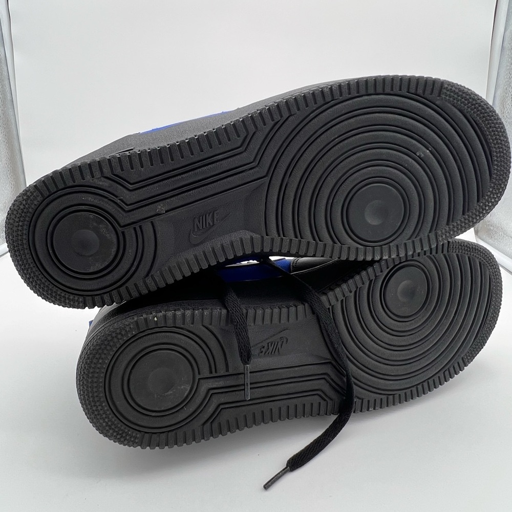 Nike Air Force 1 Sneakers - Black/Blue - Mens Size 13 - Picture 7 of 8